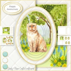 Cat Half Front Card 2