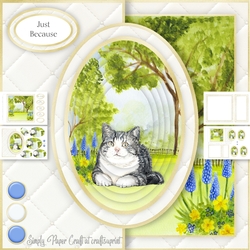 Cat Half Front Card 8