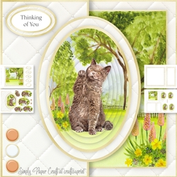 Cat Half Front Card 11