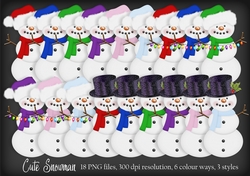 Cute Snowman Clipart