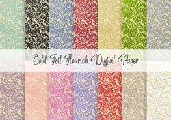 Gold Foil Flourish