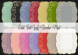 Leaf Border Mat