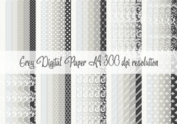 Grey Digital Paper A4