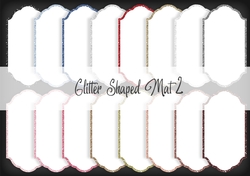 Glitter Shaped Mat 2