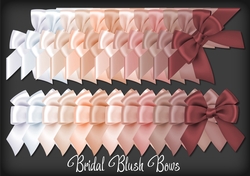 Bridal Blush Bow Wrap