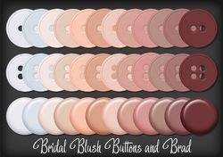Bridal Blush Buttons and Brad