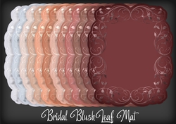Bridal Blush Leaf Mat