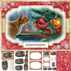The Cat and The Christmas Tree 4