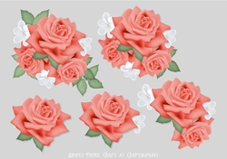 Sunset Rose Decoupage 5