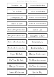 In Laws Sentiment Sheet 4
