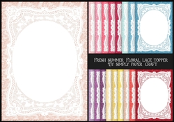 Fresh Summer Floral Lace Topper JPG
