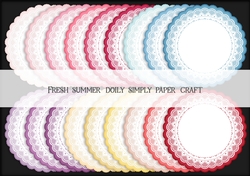 Fresh Summer Doily PNG