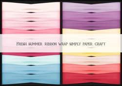 Fresh Summer Ribbon Wrap PNG