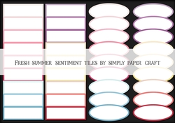 Fresh Summer Sentiment Tile PNG