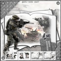 Gaming Soldier Open Book