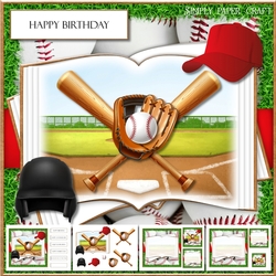 Baseball Open Book