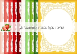 Strawberry Fields Lace Topper
