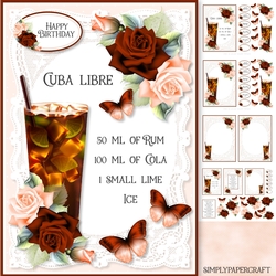 Lace and Roses 67 Cuba Libre Cocktail