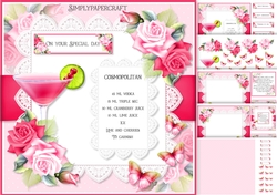Cosmopolitan Cocktail Mini Kit