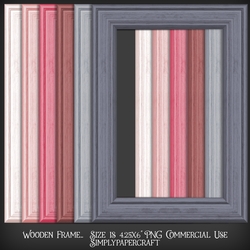 Flamingo Wooden Frame 7x5