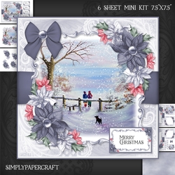 People and Poinsettias Mini Kit 2