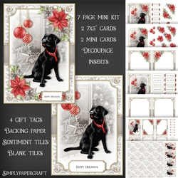 Dogs and Poinsettias Mini Kit 5