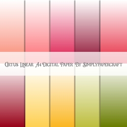 Citrus Linear A4 Digital Paper