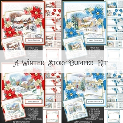 A Winter Story Open Book Bumper Kit