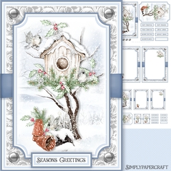 Winter Bird House 7x5 Mini Kit 3