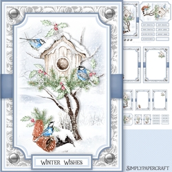 Winter Bird House 7x5 Mini Kit 4
