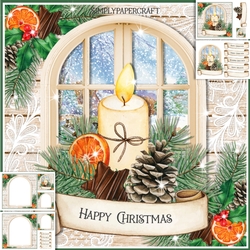 Rustic Candle In The Window Mini Kit