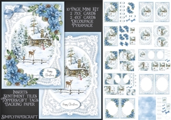 Winter Cabin in the Woods Mini Kit 1
