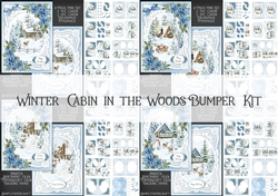 Winter Cabin in the Woods Bumper Kit