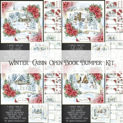 Winter Cabin Open Book Bumper Kit