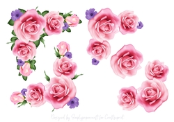 Rose Vignette Step by Step 1