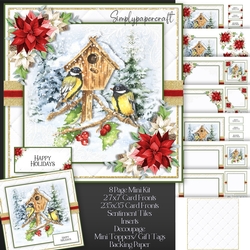 Bird House in the Snow Mini Kit