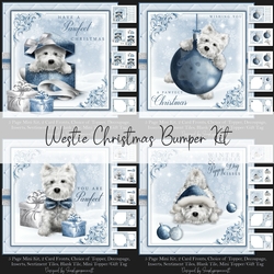 Westie Christmas Bumper Kit