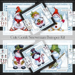 Cute Gonk Snowman Bumper Kit