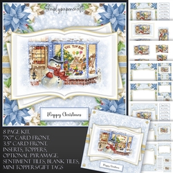 Vintage Christmas Shop Open Book 1
