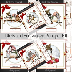 Birds and Snowmen Bumper Kit