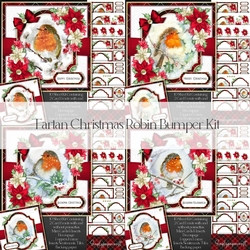 Tartan Christmas Robin Bumper Kit