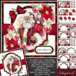 Tartan Christmas Santa Mini Kit 2