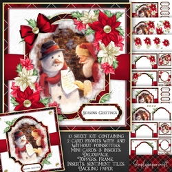 Tartan Christmas Santa Mini Kit 3