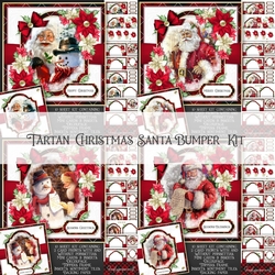 Tartan Christmas Santa Bumper Kit
