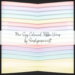 Mini Egg Coloured Ribbon Wrap