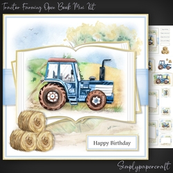 Tractor Farming Open Book Mini Kit
