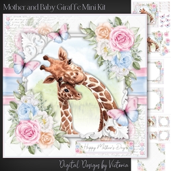 Mother and Baby Giraffe Mini Kit