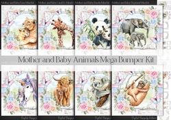 Mother and Baby Animals Mega Bumper Kit