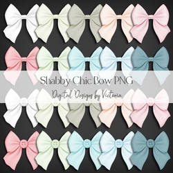 Shabby Chic Bows PNG