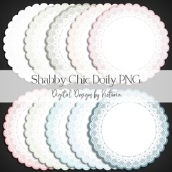 Shabby Chic Doily PNG